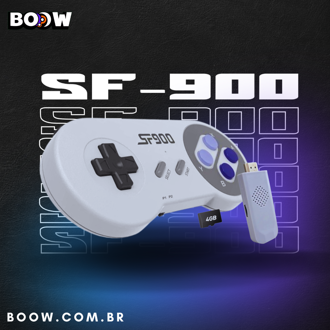 SF900 console Super Nintendo | 16 Bit Game Stick NES SNES, 4700 Jogos Retro