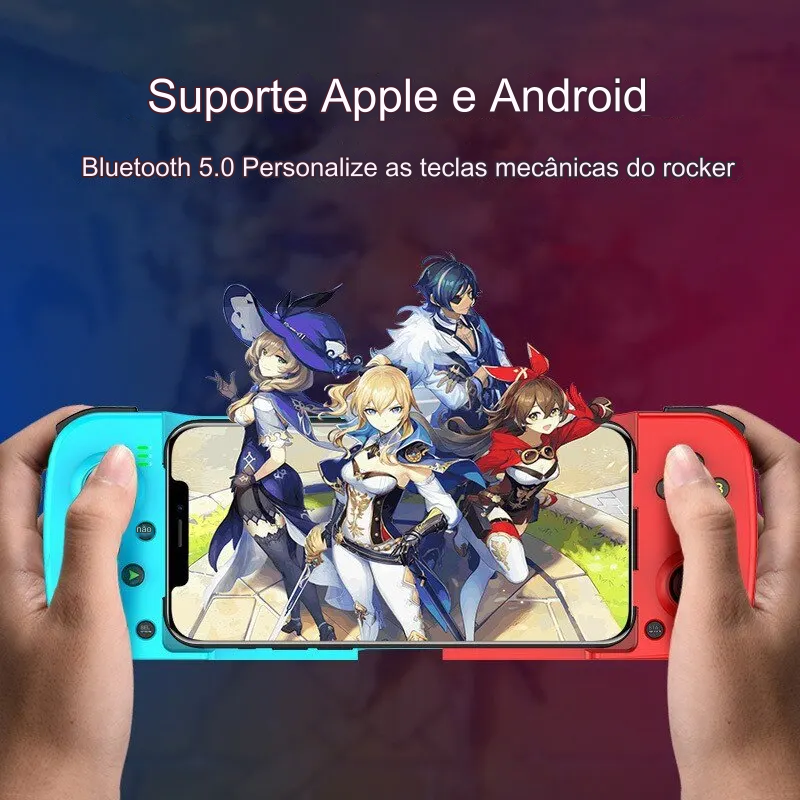 Gamepad com suporte expansível |  Android/iOS/Hongmeng | Sem fio Bluetooth